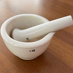 Vintage Coors Mortar & Pestle Set